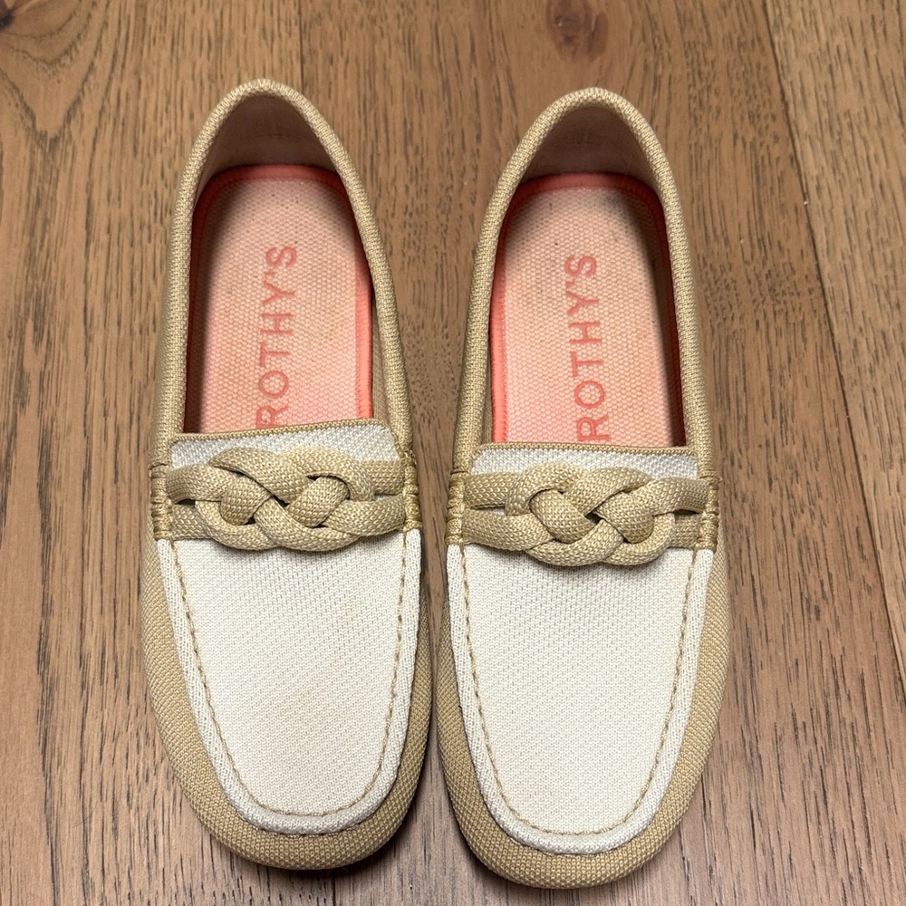 Rothy's Women’s Loafers in Tan and Cream